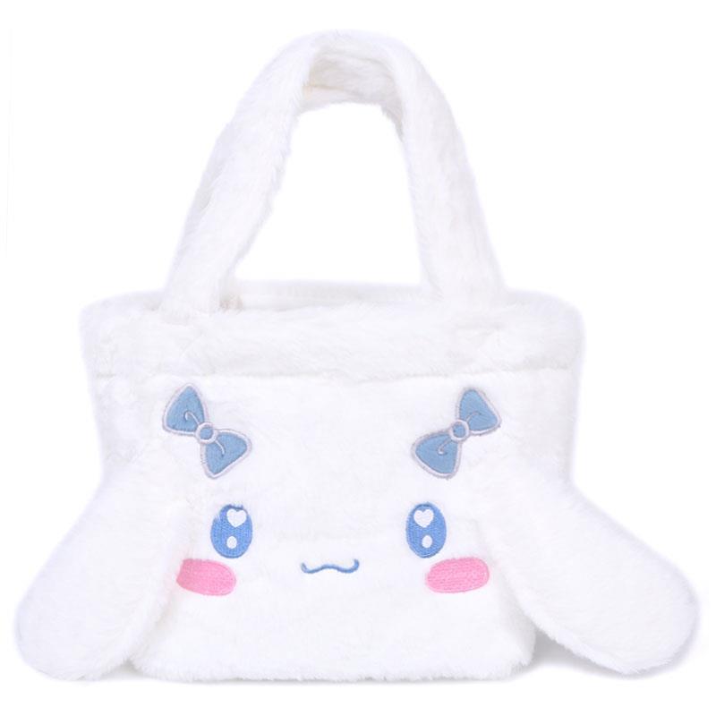 楽天市場】シナモロール ファー トートバッグ ふわふわ ファーバッグ