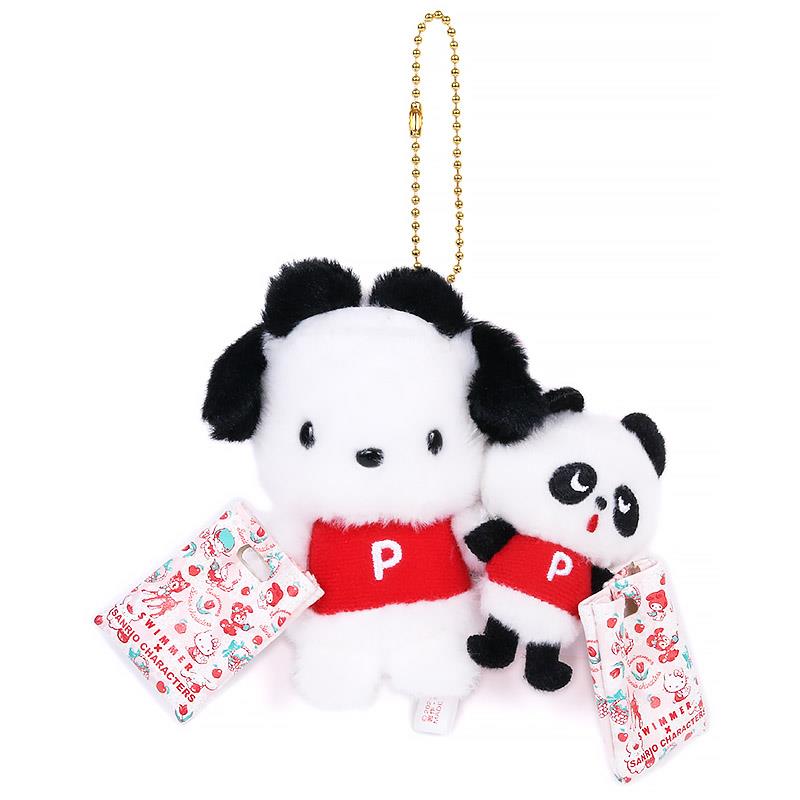 楽天市場】シナモロール マスコットホルダー SWIMMER×SANRIO