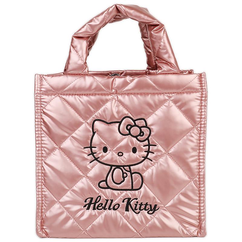 HELLO KITTY キルティングバック 楽天市場】ハローキティ キルティングトートバッグ S 撥水加工