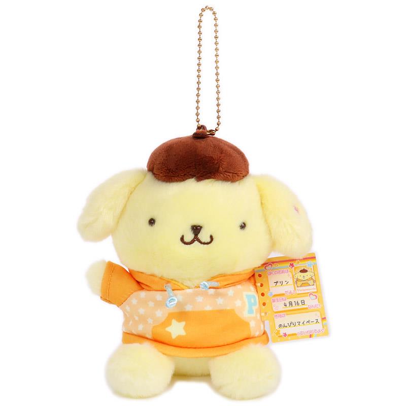 楽天市場】ポムポムプリン マスコットホルダー ふわもさドール