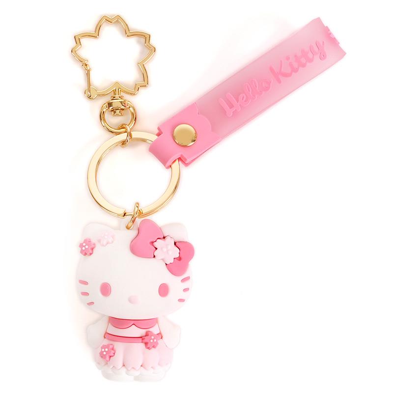 楽天市場】サンリオ クリア桜キーホルダー ハローキティ : 誕プレ雑貨