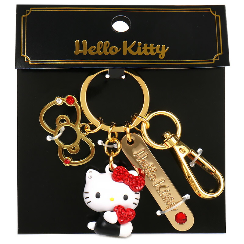 楽天市場】ハローキティ フェイス形鈴根付け ストラップ サンリオ