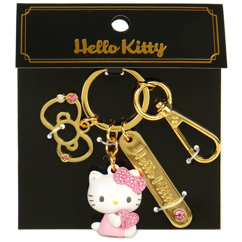 楽天市場】ハローキティ キーホルダー ストーン付き立体キーホルダー
