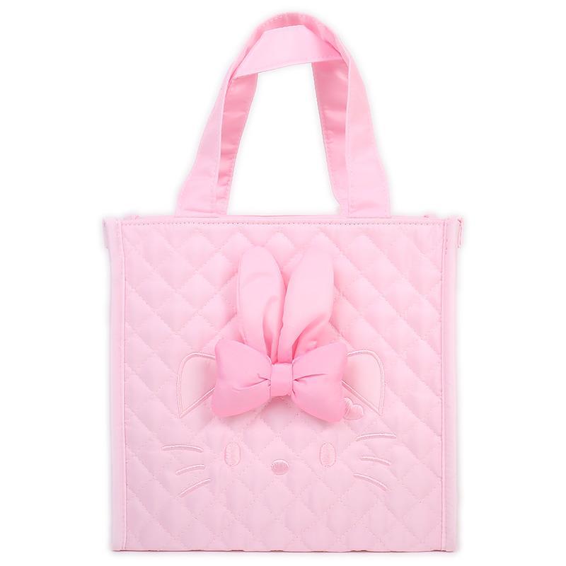 楽天市場】ハローキティ ボア手さげバッグ ハンドバッグ ミニトート