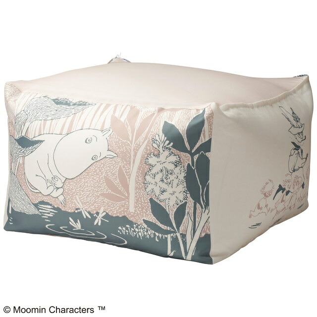ムーミン ビーズ座蒲団  谷のひととき MOOMIN 人となり