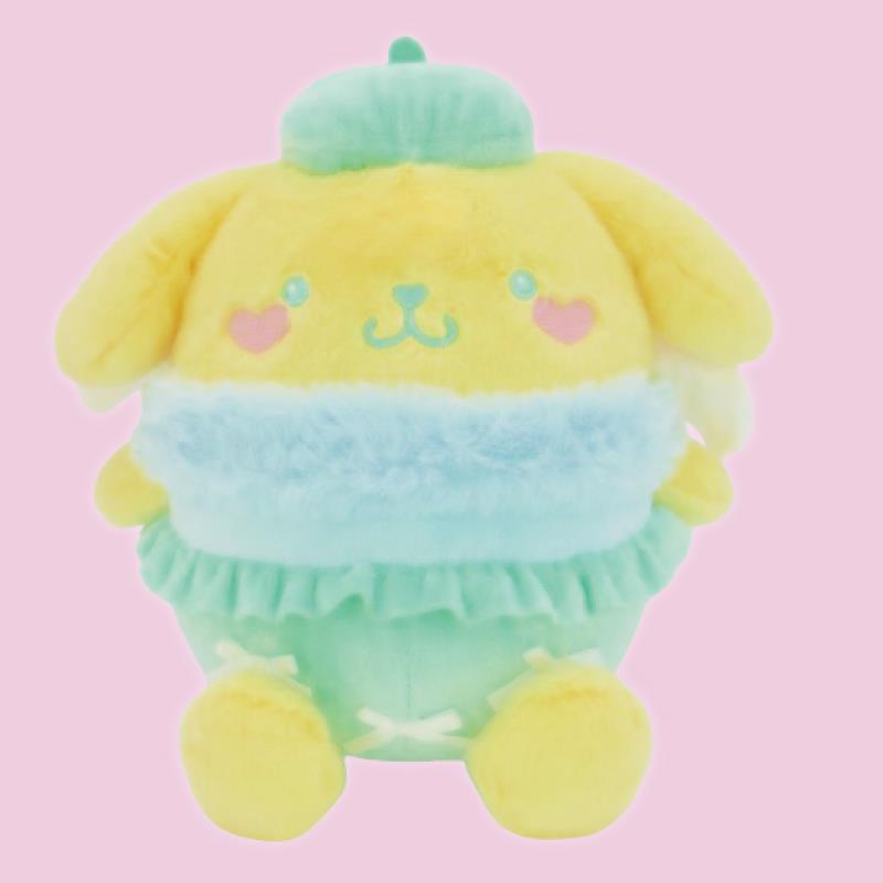 ハウステンボス　長崎　限定　ポムポムプリン　ぬいぐるみ　マスコット　レア ハウステンボス長崎限定ポムポムプリンぬいぐるみマスコットレア
