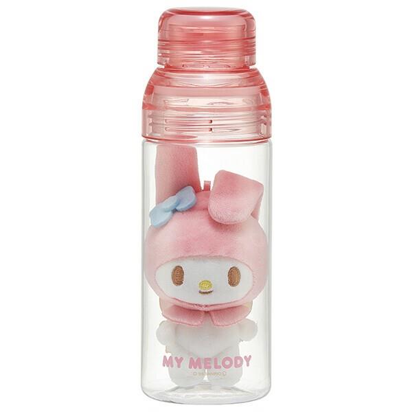 楽天市場】マイメロディ 水筒 クリアボトル 透明 軽量 450ml ハンドル