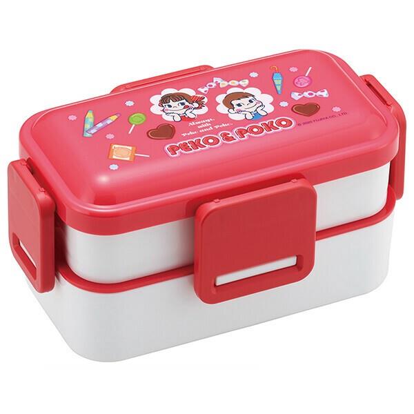 楽天市場】ミルキーペコちゃんランチボックス2段弁当箱【新品