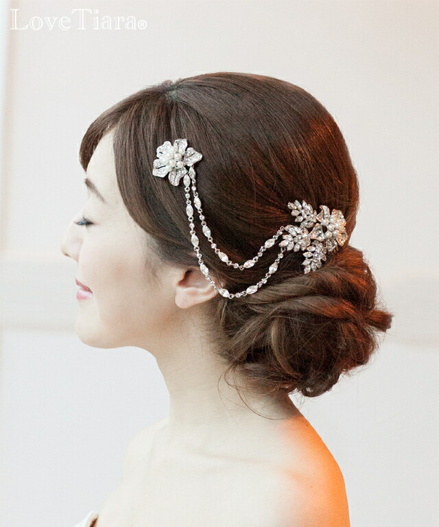 豪華 ヘッドドレス ダブルフローラル ビジューコーム 2way 3way ティアラ ウエディング ブライダル 花嫁 結婚式 ブライダルアクセサリー ウエディングアクセサリー 海外挙式 2次会 パーティー アイテム 小物 ビジュー 着物 和装 髪飾り 絶対一番安い Omgbasket In