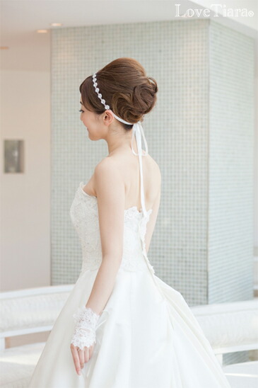 リボン カチューシャ アクセ アクセサリー ウェディング ウエディング ティアラ ビジュー ブライダル ヘアアクセサリー ヘッド ヘッドアクセサリー ヘッドドレス 二次会 大人 結婚式 花嫁 髪飾り 3年保証 ビジュー