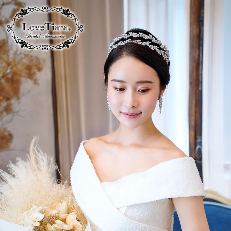 カチューシャ☆パールヘッドドレス♡ウェディングヘアアクセサリー結婚