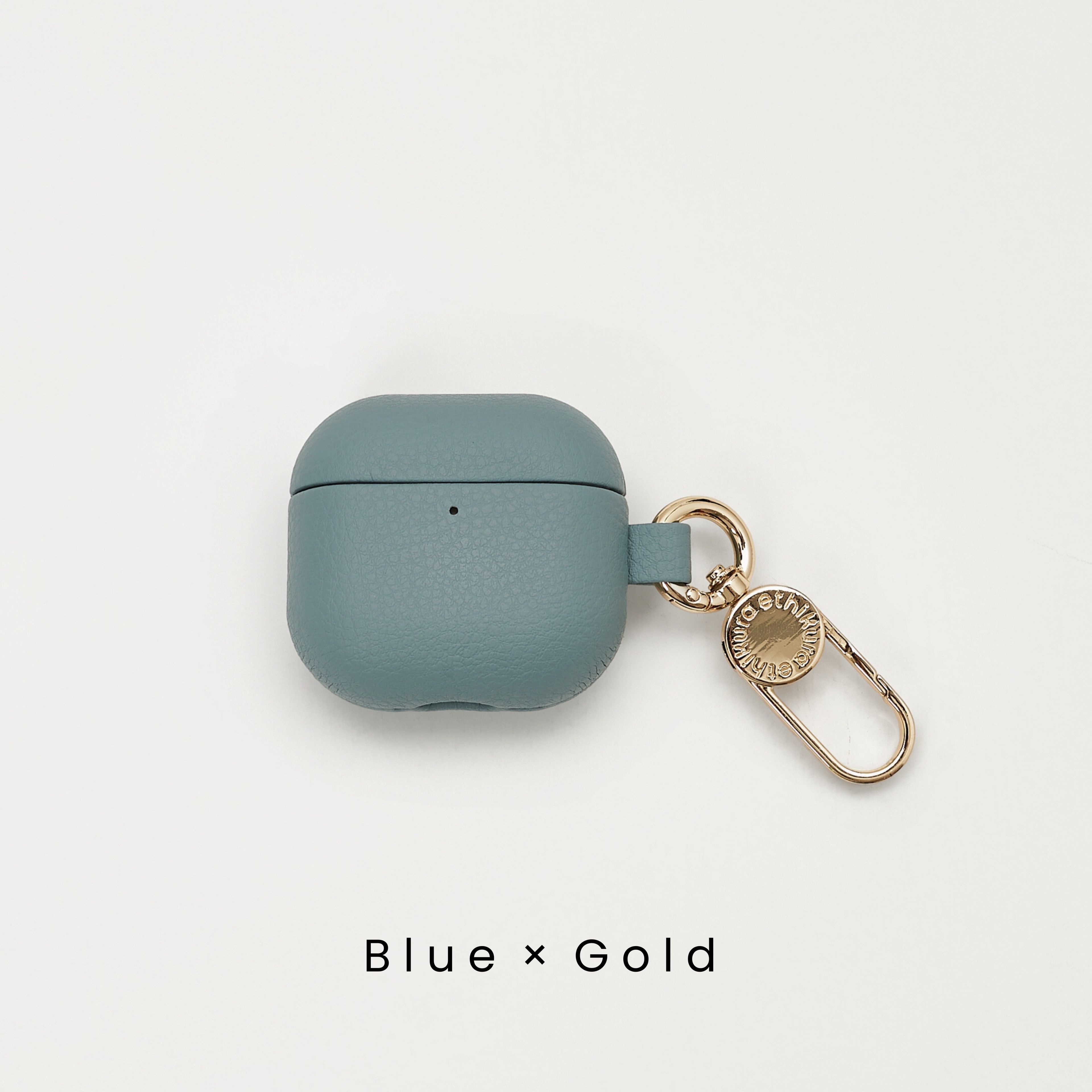 アップルエアーポッツ4ケース 名入れ刻印 ギフト | AirPods 4 カラビナ付き ヴィーガン レザー アップルレザー ブランド LOVST TOKYO ラヴィストトーキョー