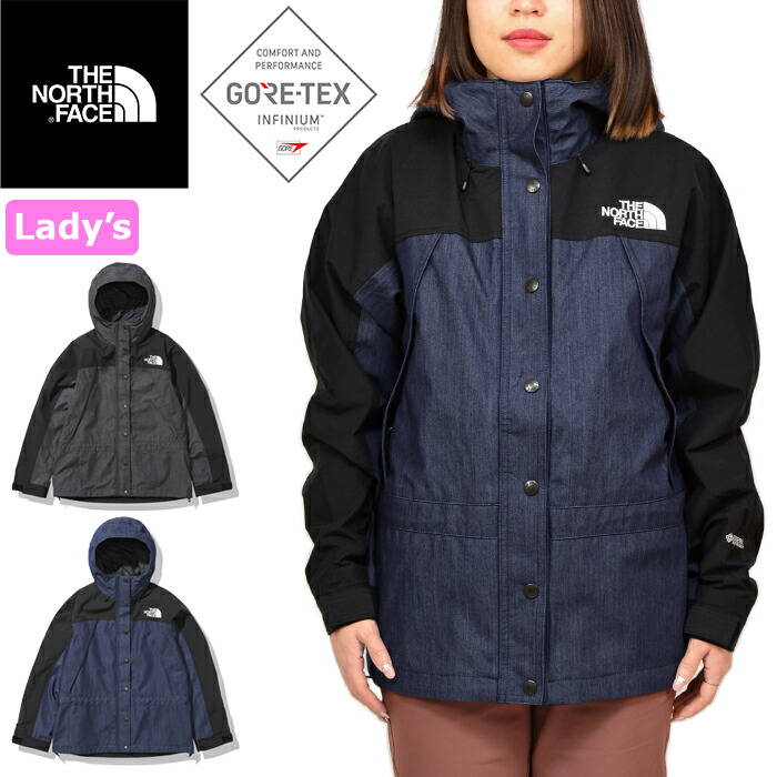 素晴らしい品質 ライト マウンテン Jacket レディース Denim Light Npw Mountain ノースフェイス Face ザ North The デニム 21aw セール Off 国内正規 スポーツ レディース 2カラー アウトドア ストリート 防水 防風 アウター ゴアテックス Gore Tex