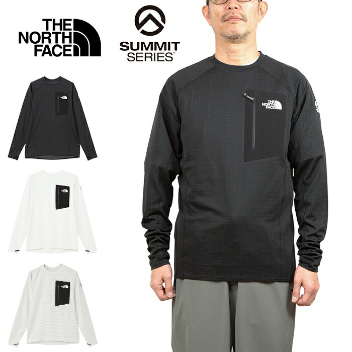 【SALE】THE NORTH FACE ザ・ノース・フェイス NT12523 EXPEDITION DRY DOT CREW エクスペディションドライドットクルー Tシャツ SUMMIT サミット ロンT 高機能 速乾 抗菌 防臭 長袖 トップス アウトドア メンズ レディース 3カラー 国内正規 2026SS 10%OFF