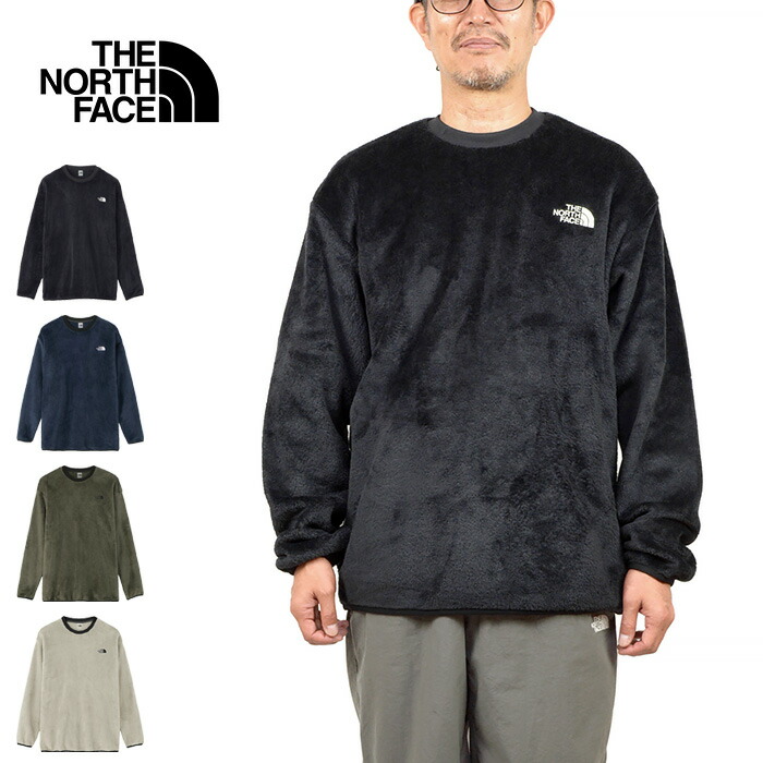 ノースフェイス NT62431R Vネック スウェット XL ブラック ノースフェイス NT62431R Vネック スウェット XL ブラック