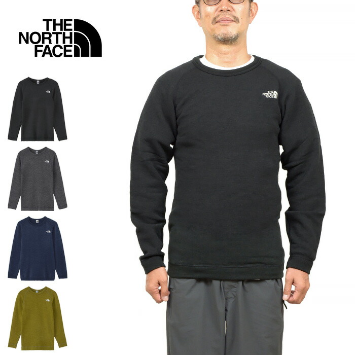 【SALE】THE NORTH FACE ザ・ノース・フェイス NT62313 EXPEDITION HOT CREW エクスペディションホットクルー Tシャツ ロンT 裏起毛 保温 防寒 厚手 下着 長袖 日本製 トップス インナー アンダーウェア アウトドア メンズ レディース 4カラー 国内正規 2025AW 20%OFF