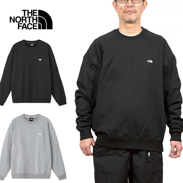【SALE】THE NORTH FACE ザ・ノース・フェイス NTM62510 CR SWEAT CREW CRスウェットクルー ティーシャツ 調教師 マタニティー 多衣嚢 防汚 抗菌 防臭 消臭 トップス アウトドア メンズ レディース 2色合い 国内置き目 2026SS 20%OFF