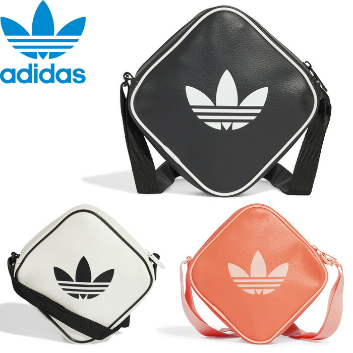 【関税・送料込み】adidasOriginals ダイヤモンドシェイプバッグ adidas ショルダーバッグ アディカラー ダイヤモンドシェイプ