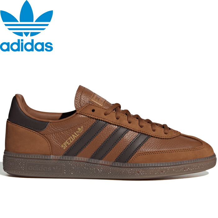 adidas Originals アディダス オリジナルス HANDBALL SPEZIAL ハンドボールスペツィアル IH6569 なめし革 ガムソール Tトゥ スニーカー シューズ 靴 レトロ 表どおり 運動競技 心地好い 分かりやすい メンズ ダスキーブロンズ/オーロラ珈琲/チュインガム 国内置き目 2026SS 靴-スニーカー-メンズ靴