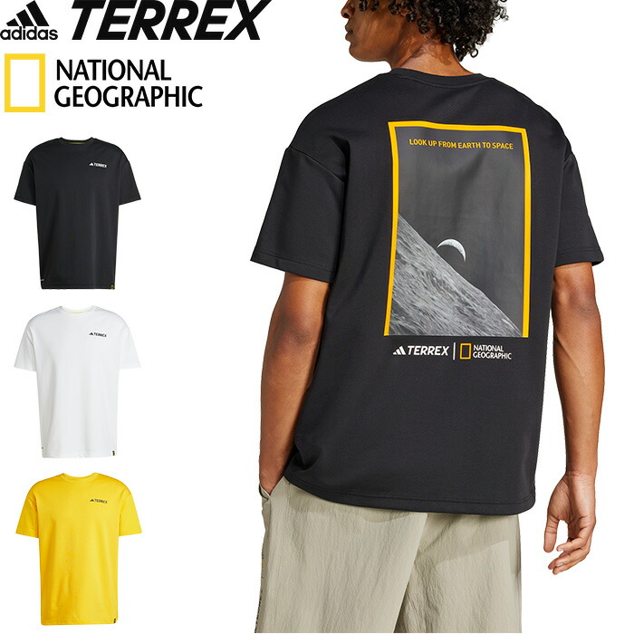 【SALE】adidas Performance アディダス パフォーマンス TERREX NG U AR B GFX T テレックスナショナルジオグラフィックTシャツ JD5957 JD5956 JD5955 アウトドア キャンプ ランニング スポーツ 半袖 メンズ レディース 3カラー 国内正規 2025SS 20%OFF