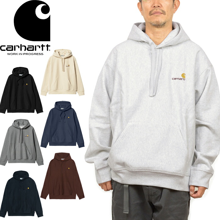 【SALE】Carhartt WIP カーハート WIP I028279-21F-22F\"HOODED AMERICAN SCRIPT SWEATSHIRT\"フーデッド アメリカン スクリプト スウェット シャツ パーカー プルオーバー 厚手 裏起毛 トップス ワーク イン プログレス メンズ レディース 7カラー 国内正規 10%OFF