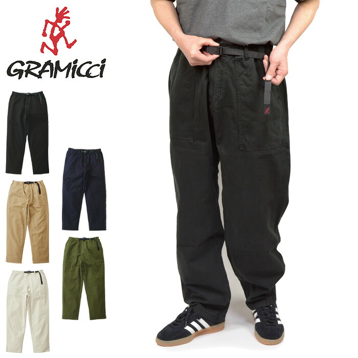 Gramicci グラミチ G114-OGT LOOSE TAPERED RIDGE PANT ルーズテーパードリッジパンツ オーガニックコットン グラミッチ クライミング ワイド ルーズ イージー ストリート アメカジ アウトドア キャンプ メンズ レディース ボトムス 5カラー 国内正規 2026SS