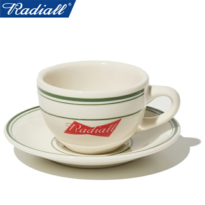 【楽天市場】RADIALL ラディアル RAD-ACC008 RIBBONS CUP & SAUCER リボンズ カップアンドソーサー ...