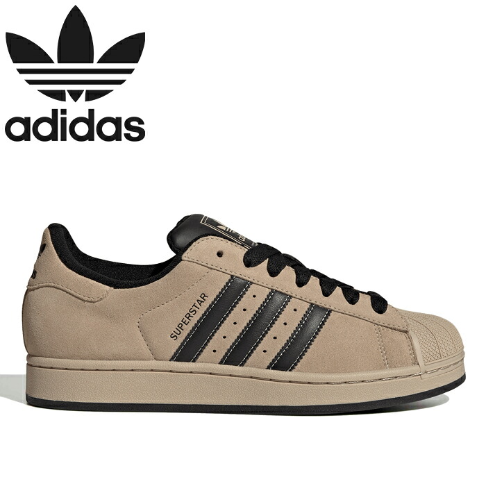 アディダス オリジナルス adidas Originals IH9320 ONK04 はやりっ児 II SUPERSTAR II スウェード なめし革 シューズ スニーカー キックス 手かご メンズ レディース 本革 靴 石ころカーキ/中核グループ黒いこと 国内置き目 2026SS 10%OFF 大売り出し