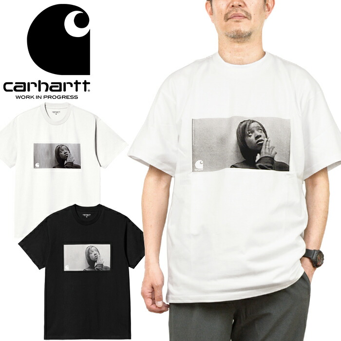 カーハートWIP Carhartt WIP I031771 アーカイブ ガール Tシャツ S/S ARCHIVE GIRL T-SHIRT フォトT プリント オーガニックコットン トップス カットソー ストリート ワーク イン プログレス メンズ レディース 半袖 2カラー 国内正規 20%OFF セール