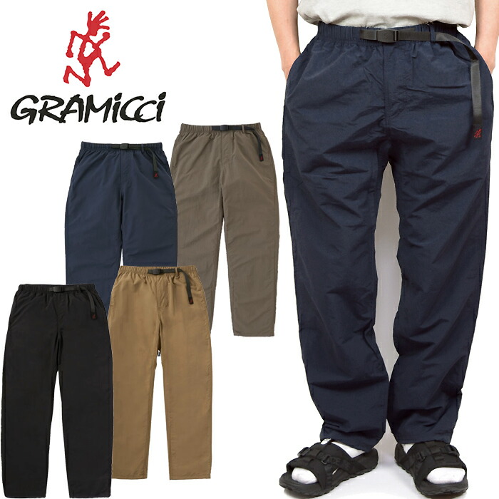 グラミチ Gramicci GMP4-SJP03 ナイロングラミチパンツ NYLON GRAMICCI PANT クライミング ジョガー イージー アメカジ アウトドア メンズ レディース ボトムス 撥水 防風 日本限定モデル 4カラー 国内正規 2026SS｜LOWBROW SPORTS