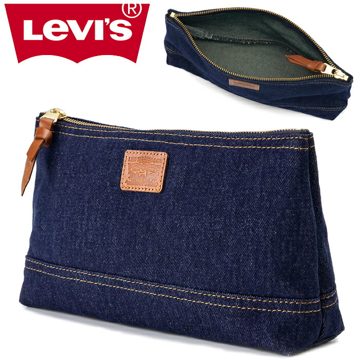 楽天市場】リーバイス Levi's 0020A デニム ポーチ Denim Pouch バッグ