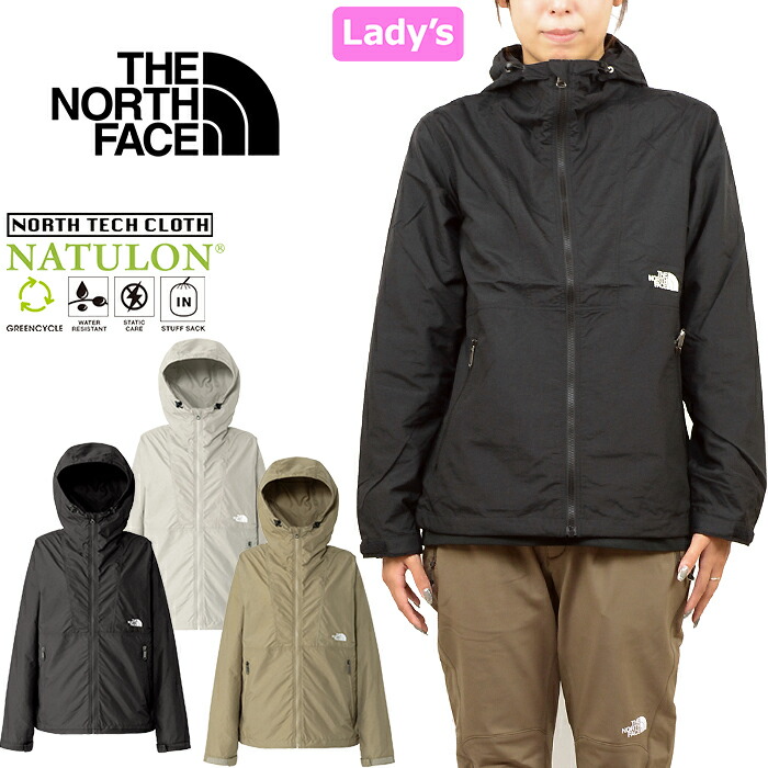 美品 ノースフェイス コンパクトジャケット レディース L 黒 NPW72530 npw72530_01.jpg