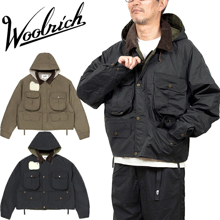 ウールリッチ アウトドアレーベル Woolrich Outdoor Label WJOU2016 ナイロン クラシック フィッシング ジャケット NYLON CLASSIC FISHING JACKET アウター アウトドア メンズ レディース フライ 毛針 渓流 釣り 短丈 防寒 保温 2カラー 国内正規 20%OFF セール|LOWBROW SPORTS