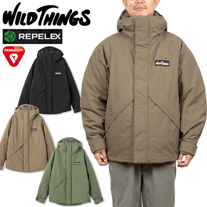 ワイルドシングス WILD THINGS WT24115SK デナリジャケット DENALI JACKET 3レイヤー REPELEX プリマロフト中綿 ビジネス アウトドア アウター メンズ レディース 撥水 防水 耐水 防寒 保温 耐久 3カラー 国内正規 40%OFF セール