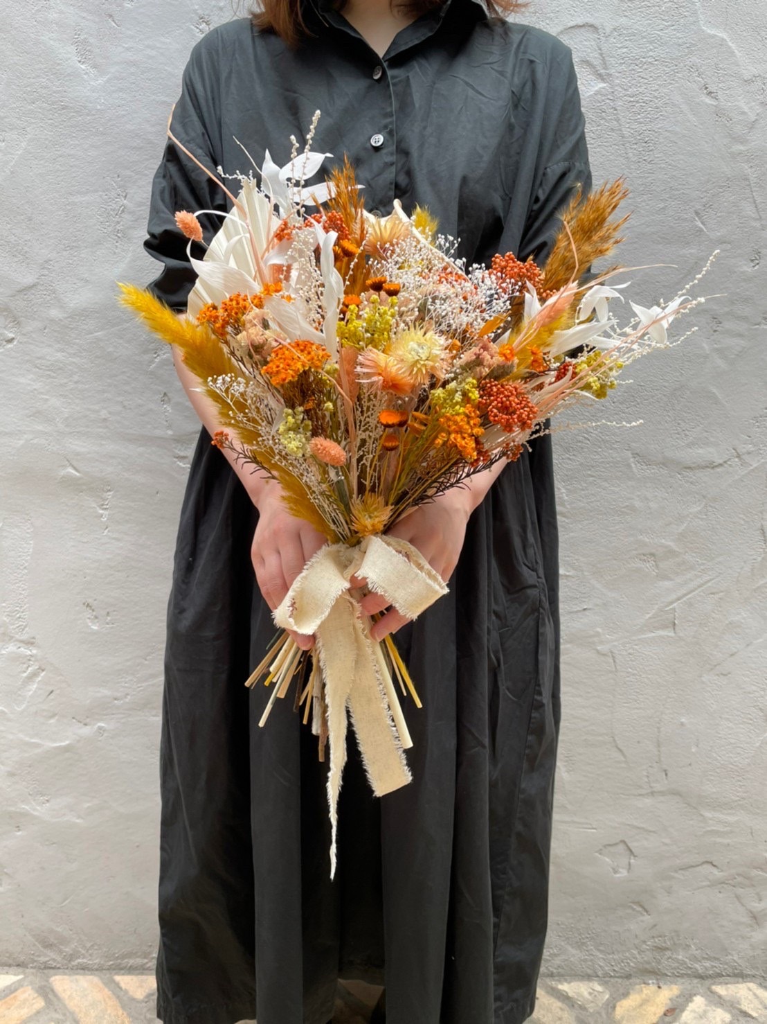 Dry Bouquet ドライフラワー ブーケ かすみ草 シルバーデージー テームリード ルスカスなど 花束 お花 アレンジ ドライ おしゃれ かわいい 可愛い インテリア フラワーギフト 花ギフト お祝い 誕生日 結婚記念日 贈り物 結婚祝い 誕生日プレゼント 送料無料 レビュー高