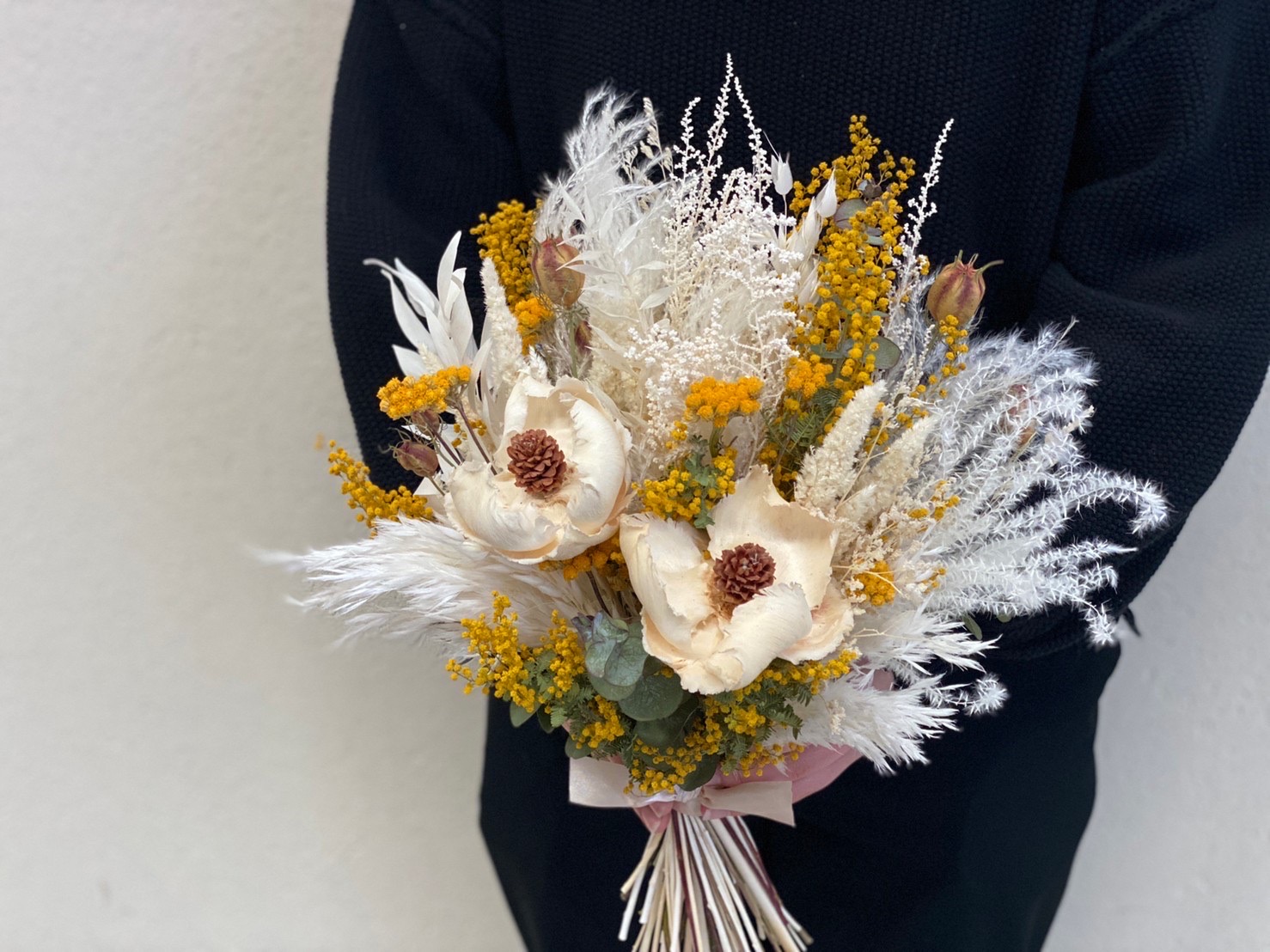 Dry Bouquet パームフラワー ミモザ パンパスなど お花 ドライフラワー ブーケ 花束