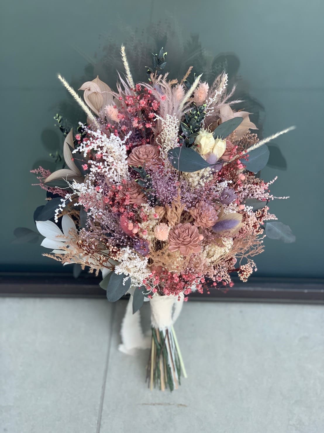 市場 Dry Bouquet ブーケ ドライ ドライフラワー おしゃれ 染めかすみ アスチルベ ユーカリ ライスフラワーなど 花束 かわいい アレンジ お花