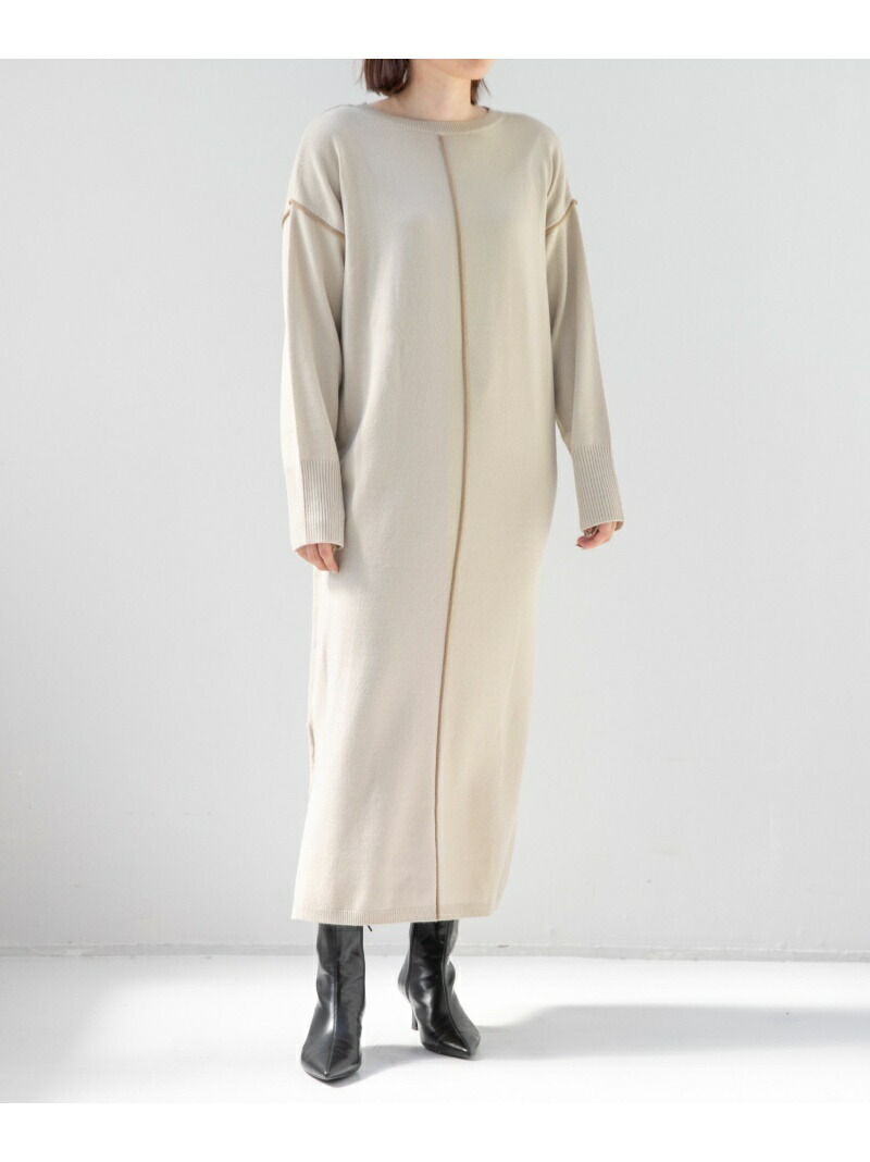 編物アウトリンキングop Lowrys Farm ローリーズファーム ローブ ニットワンピース ベージュ 褐色 黒 貨物輸送無料 Rakuten Fashion Expomujerescolombia Com Co