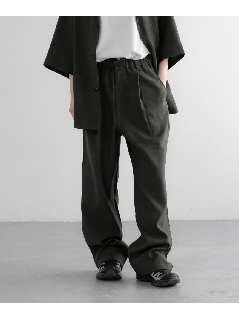 SETUP可能【LFM(U)】ホップサックイージーワイドパンツ【UNISEX】 LOWRYS FARM ローリーズファーム パンツ その他のパンツ ブラウン グレー【送料無料】[ Fashion]