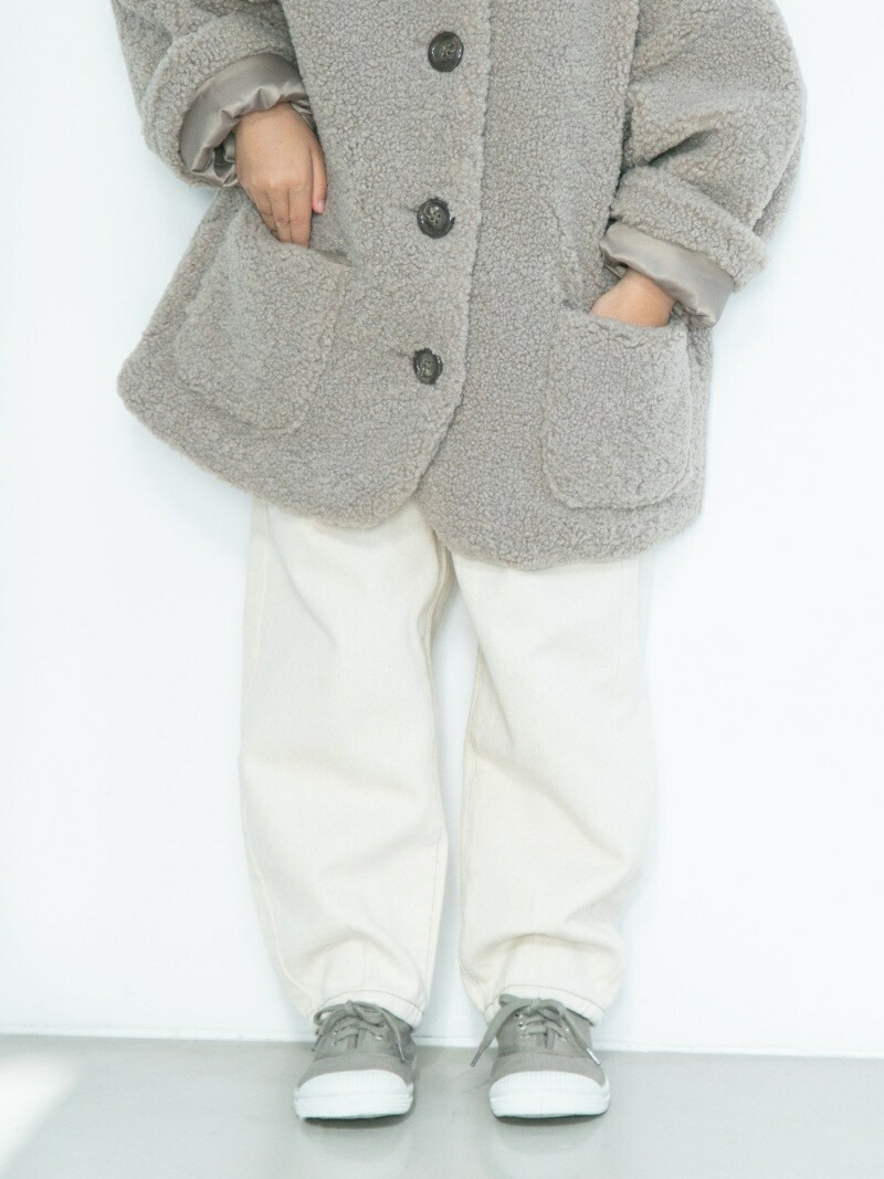 楽天市場 Rakuten Fashion K デニムスラウチパンツ Lowrys Farm ローリーズファーム パンツ ジーンズ キッズパンツ ホワイト ブルー ネイビー Lowrys Farm ローリーズファーム