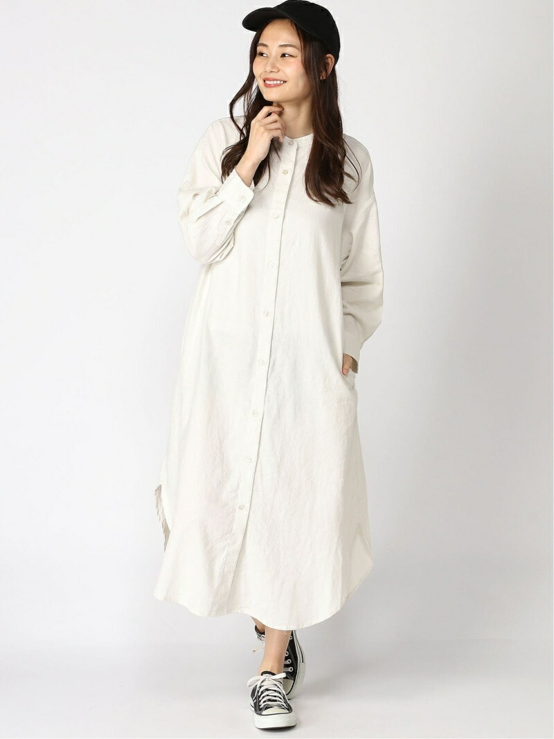 楽天市場 Rakuten Fashion Sale 67 Off アサコンバンドカラーshop Lowrys Farm ローリーズファーム ワンピース シャツワンピース ホワイト グレー パープル ベージュ Rba E Lowrys Farm ローリーズファーム
