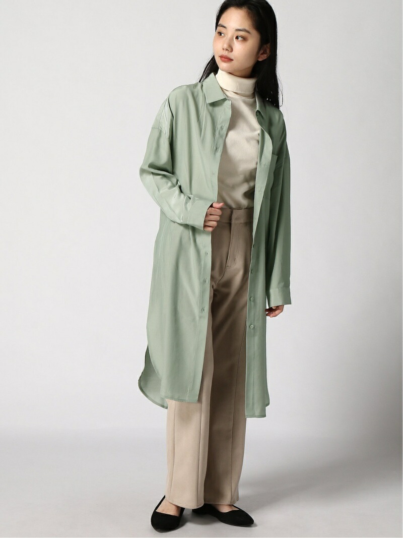 楽天市場 Rakuten Fashion Sale 47 Off フカスリットシャツop Ls Lowrys Farm ローリーズファーム ワンピース シャツワンピース ベージュ カーキ グリーン Rba E Lowrys Farm ローリーズファーム