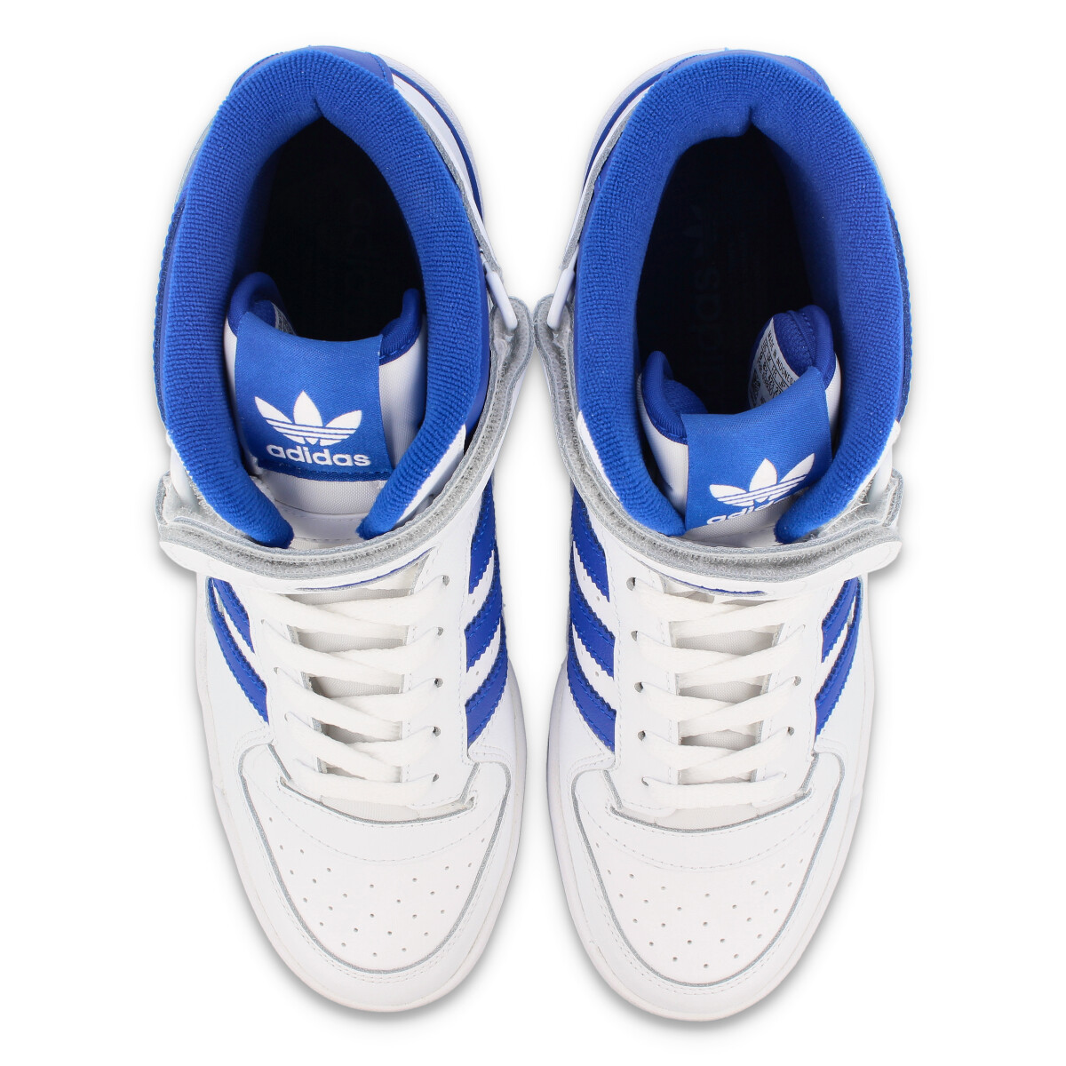 Adidas FORUM MID WHITE WHITE TEAM ROYAL FTWR FTWR BLUE アディダス