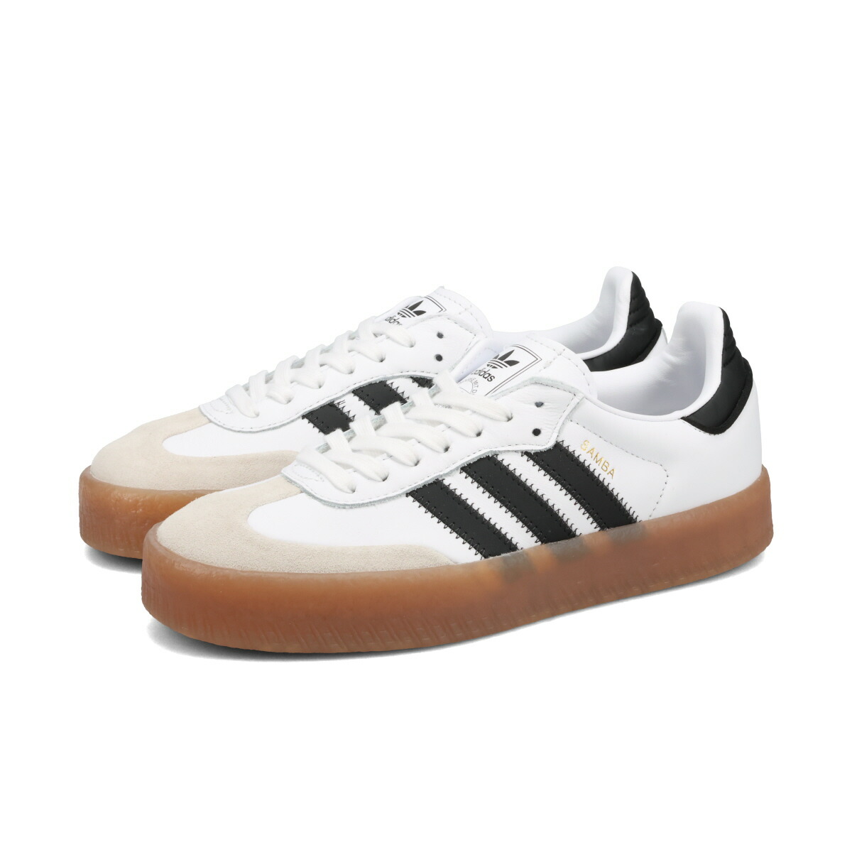 【adidas】 アディダス SAMBAE W CORE/FTWR/GOLD 国内発送 セール】ADIDAS アディダス SAMBAE W サンベー W JI1350 CORE
