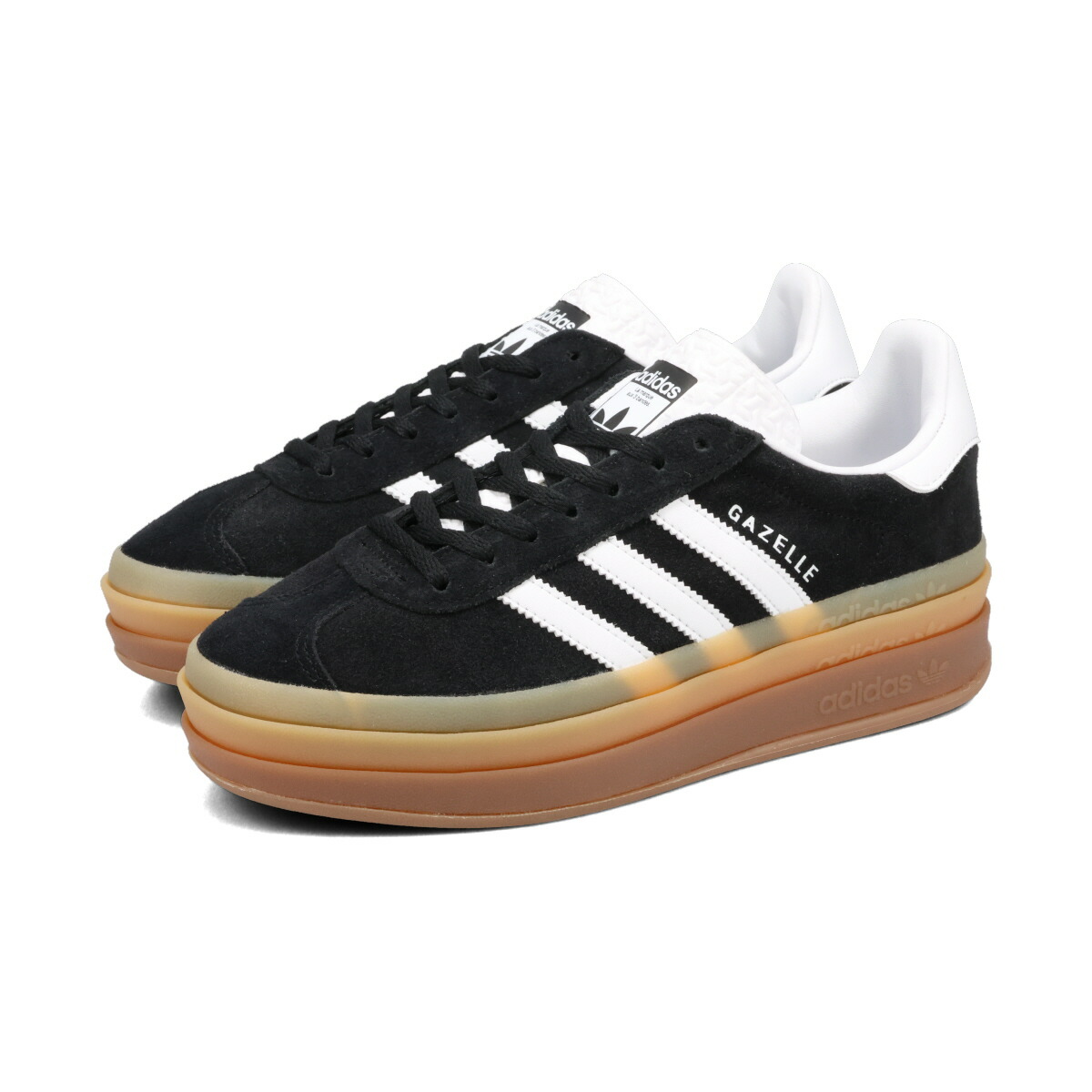 楽天市場】adidas GAZELLE CBLACK/WHITE/GOLDMT bb5476