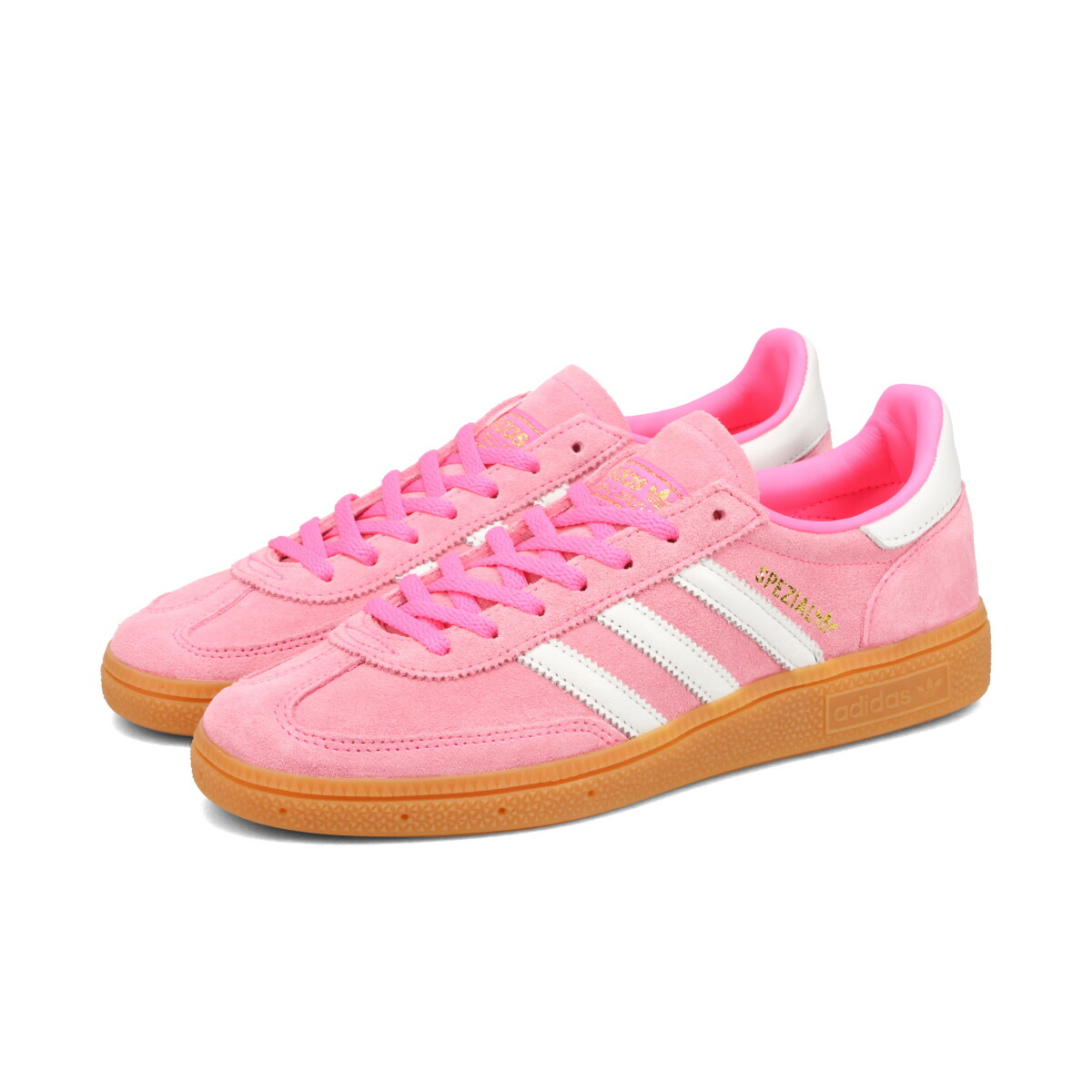 スニーカー [ADIDAS] Handball Spezial : Lucid Pink adidas Handball Spezial WMNS Shoes, Lucid Pink/Almost Yellow
