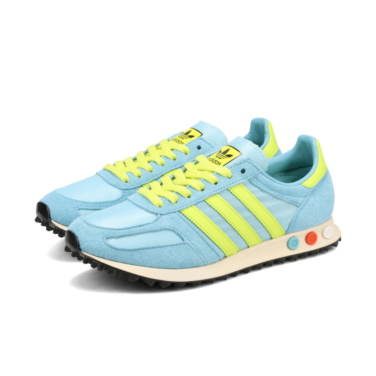 【30%OFF】 adidas LA TRAINER OG アディダス LA トレイナー OG メンズ レディース スニーカー ローカット PRELOVED BLUE/SEMI SOLAR YELLOW/ICY BLUE ブルー IH1650｜KICKS LAB. アウトレット店