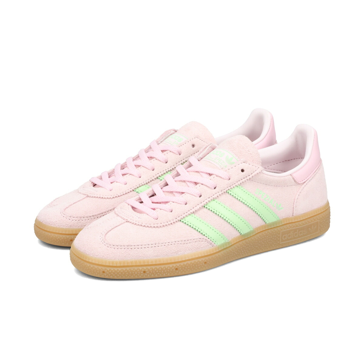 【40%OFF】 adidas HANDBALL SPEZIAL アディダス ハンドボール スペツィアル メンズ レディース スニーカー ローカット ALMOST PINK/SEMI GREEN SPARK/CLEAR PINK ピンク JR3640