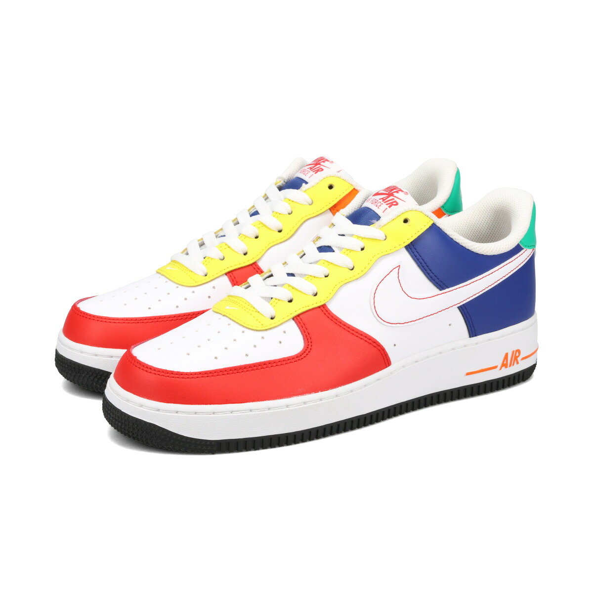 NIKE AIR FORCE 1 LOW LV8 【RUBIK'S CUBE】 ナイキ エア フォース 1 ロー 【ルービックキューブ】 海外限定 日本未発売モデル メンズ スニーカー ローカット UNIVERSITY RED/DEEP ROYAL BLUE/OPTI YELLOW/WHITE マルチカラー FN6840-657 [1]