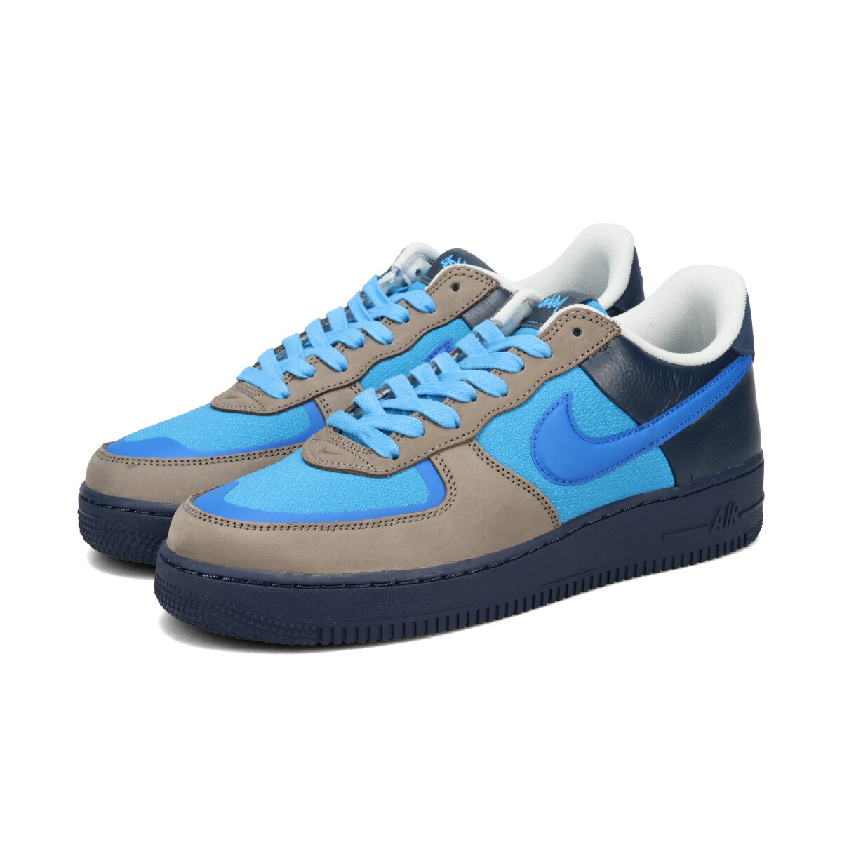 【17,000円均一SALE】 NIKE AIR FORCE 1 LOW SP &times; STASH ナイキ エア フォース 1 ロー SP &times; スタッシュ メンズ スニーカー ローカット SOFT GREY/VARSITY ROYAL/HARBOR BLUE マルチカラー HF5516-001｜KICKS LAB. アウトレット店